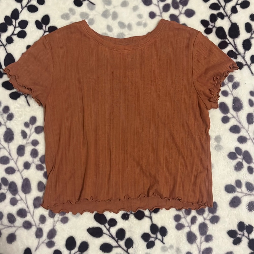 Orange crop t shirt